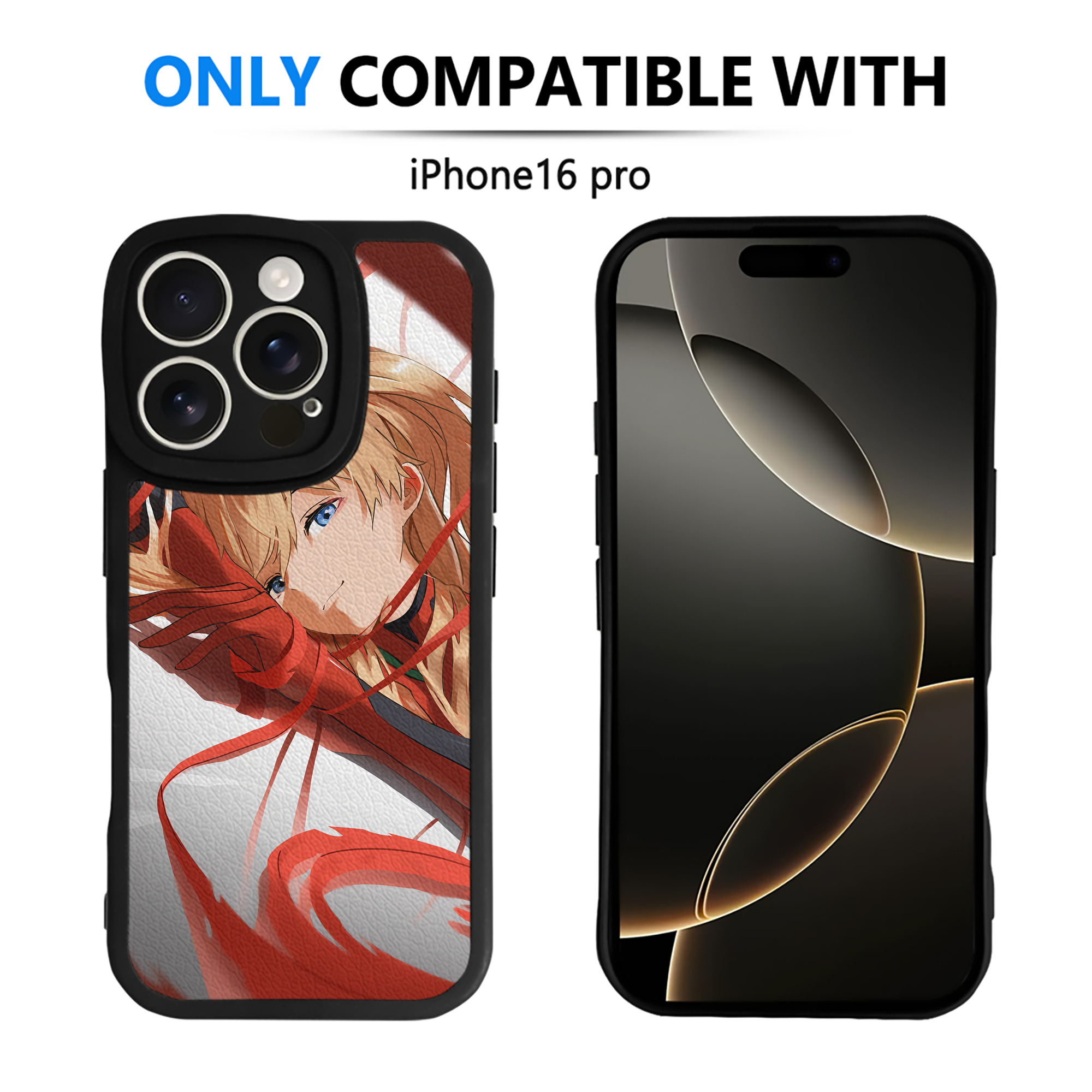 （画像用） EVA 新世紀エヴァンゲリオン 【iPhone 16シリーズ対応】シリコンスマホケース（レザー調） 材質：シリコン